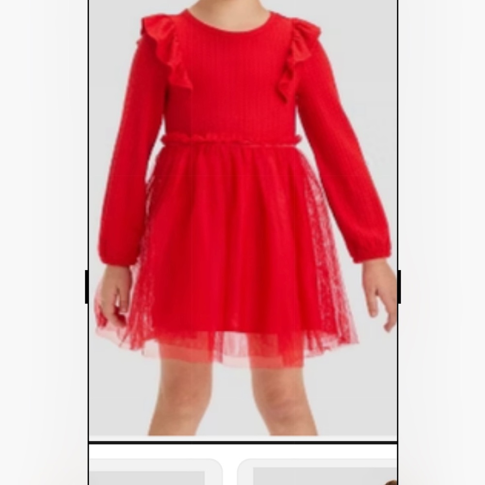 Cat & Jack Knit Tulle Dress - Picture 1 of 7